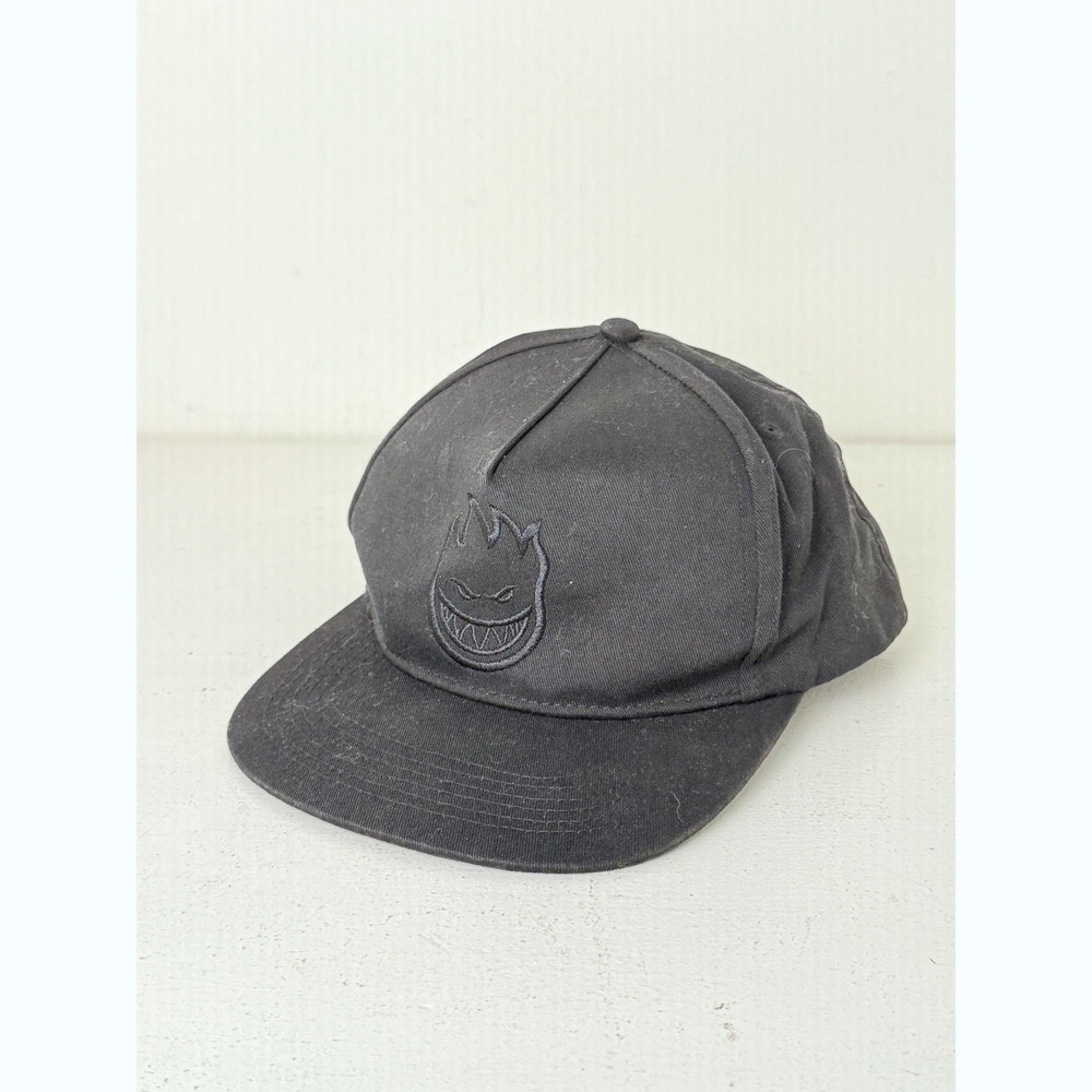 Spitfire Bighead Logo Black 5-Panel Snapback Hat Skateboard Adjustable Cap